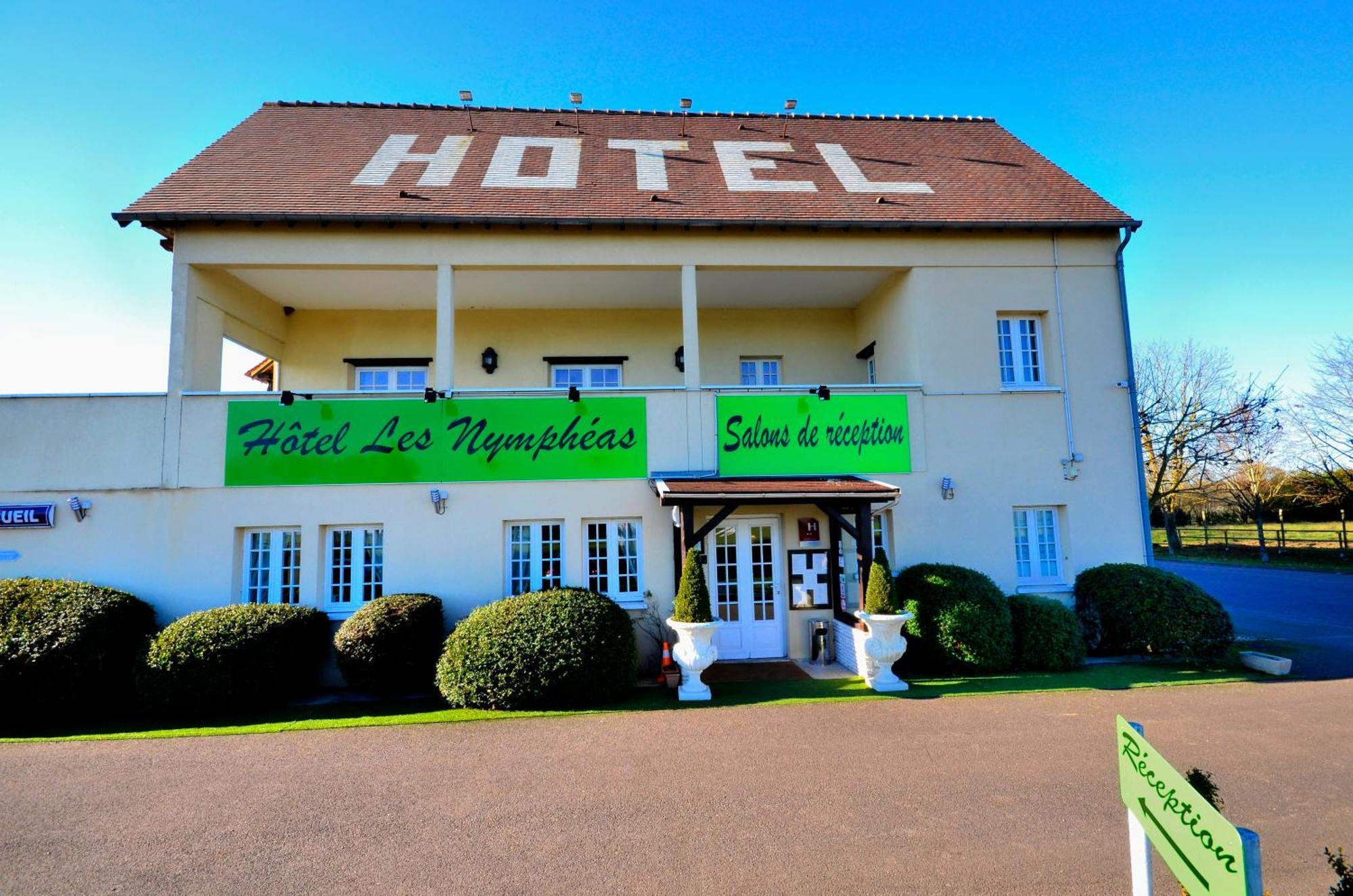 Logis Hotel Les Nympheas Chaufour-lès-Bonnières Exterior foto