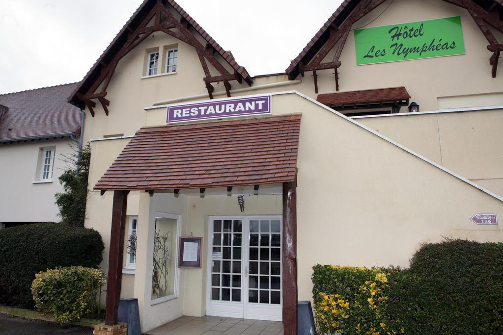 Logis Hotel Les Nympheas Chaufour-lès-Bonnières Exterior foto