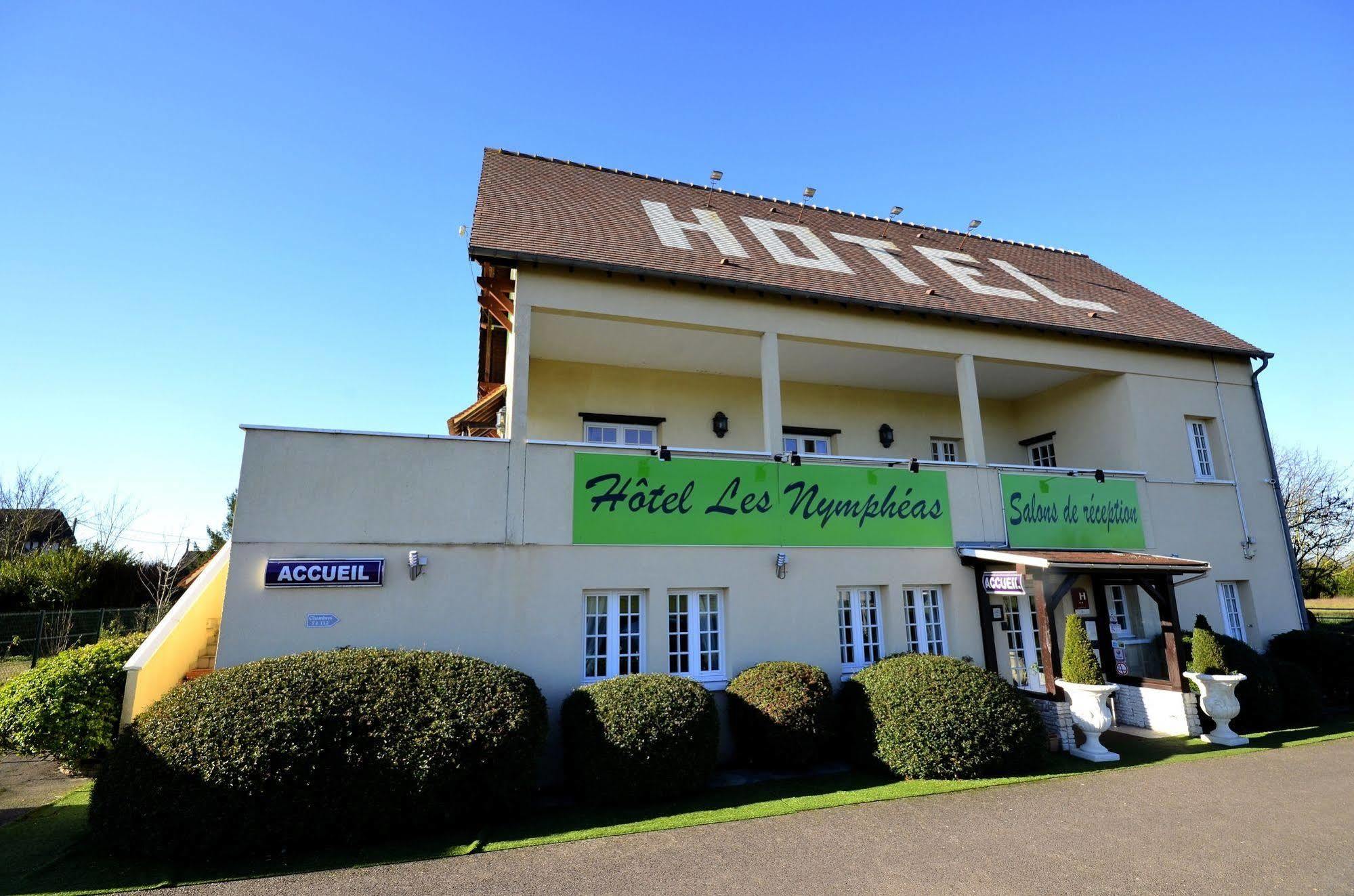 Logis Hotel Les Nympheas Chaufour-lès-Bonnières Exterior foto